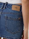 Thrills Carmen Skirt - Stoned Blues