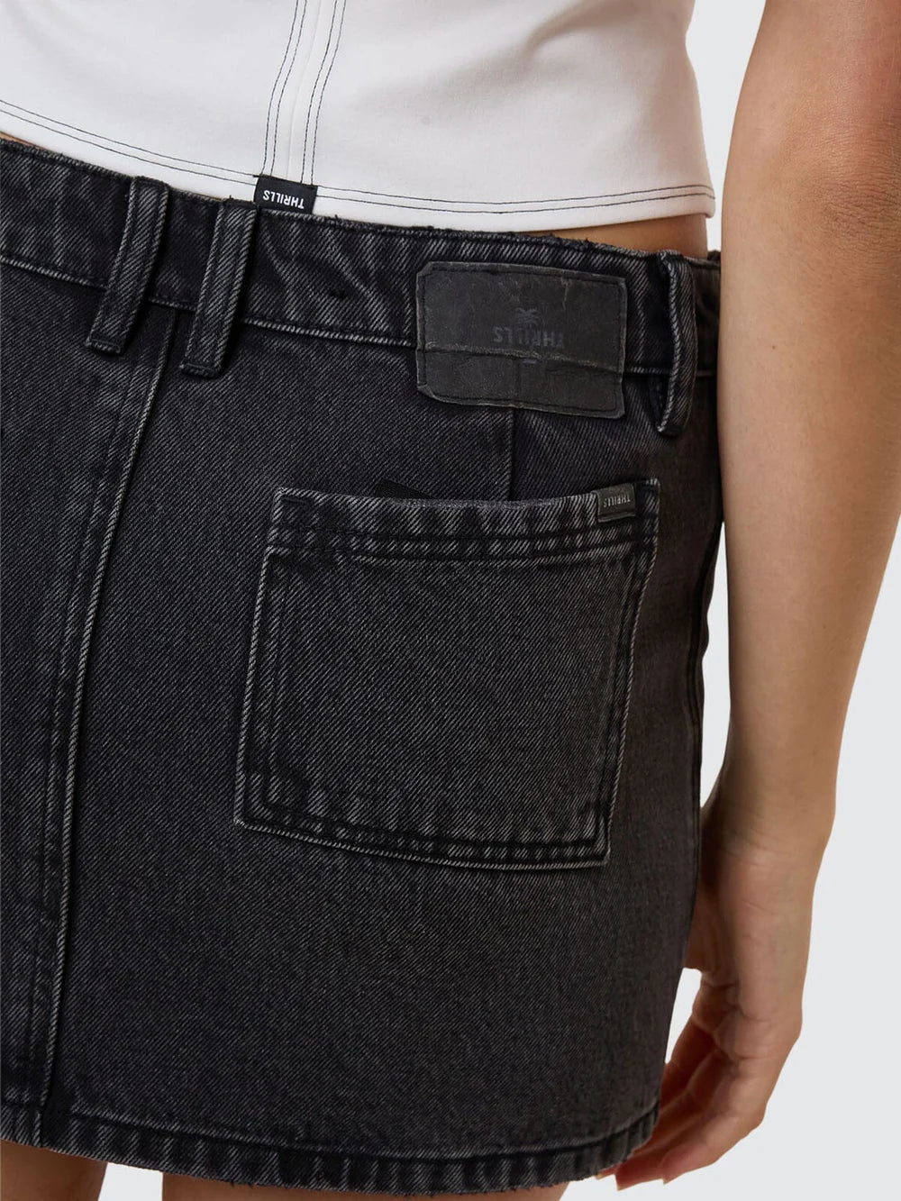 Thrills Wyatt Skirt - Ash Black