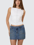 Thrills Wyatt Skirt - Vanish Mid Blue