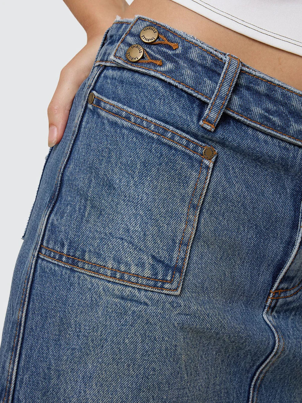 Thrills Wyatt Skirt - Vanish Mid Blue