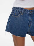 Thrills Lola Low Rise Baggy Short - Deep Vintage Blue