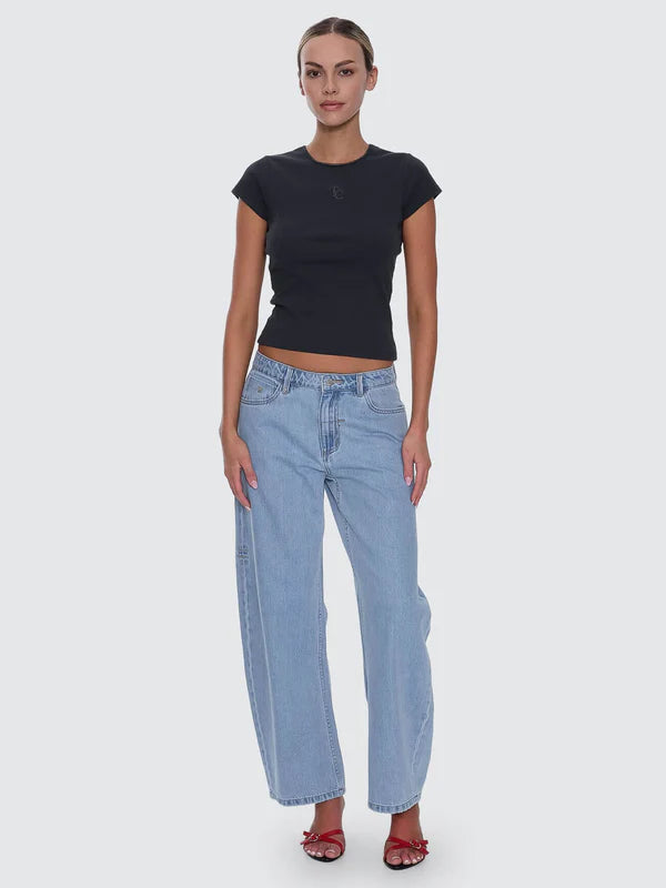 Thrills Sloane Low Rise Barrel Jean Ageless Blue