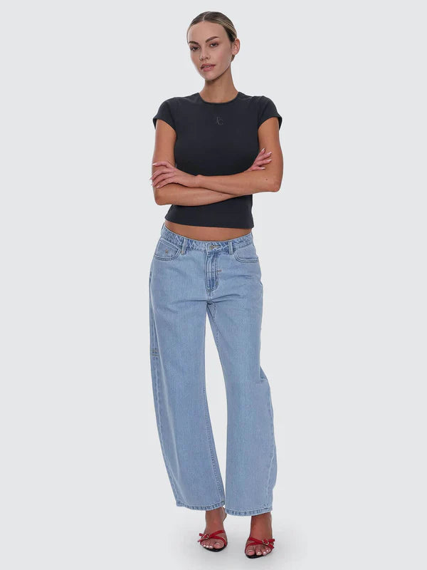 Thrills Sloane Low Rise Barrel Jean Ageless Blue