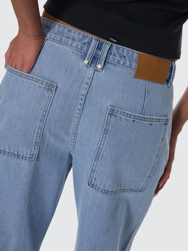Thrills Sloane Low Rise Barrel Jean Ageless Blue