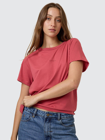 Thrills Minimal Thrills Relaxed Tee - Redwood