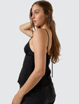 Thrills Asher Tie Top - Black