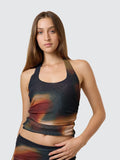 Thrills Metamorphic Daze Halter Top - Black