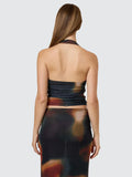 Thrills Metamorphic Daze Halter Top - Black