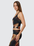 Thrills Metamorphic Daze Halter Top - Black
