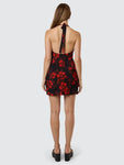 Thrills Lucky For You Floral Mini Dress - Redwood