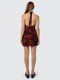 Thrills Lucky For You Floral Mini Dress - Redwood