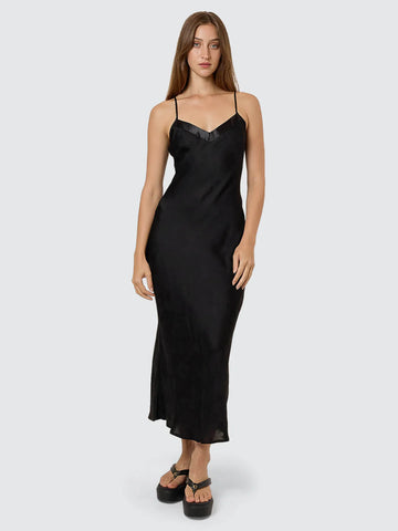 Thrills Lost In The Light Maxi Dress - Black