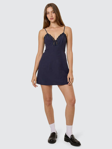 Thrills Fast Life Mini Dress - Peacoat
