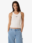 Thrills Signature Rose Apex Tank Dirty White