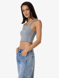 Thrills Workwear Cali Tank Flint Blue