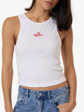 Growing Together Curve Tank White