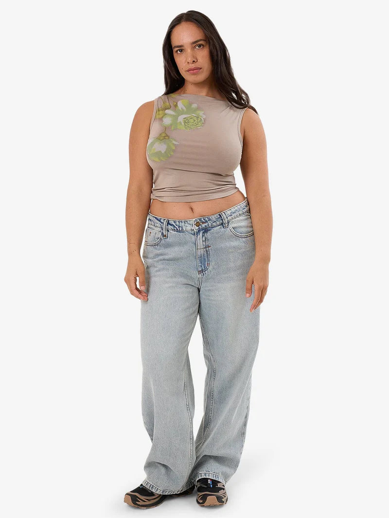 Thrills Amoroso Sabrina Tank Silver Ash