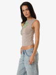Amoroso Sabrina Tank Silver Ash