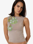 Amoroso Sabrina Tank Silver Ash