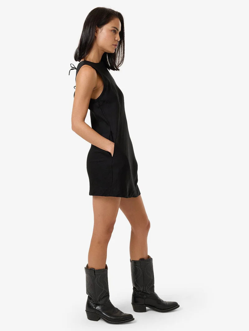 Thrills Ember Arianna Mini Dress Black