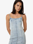 Rory Mini Denim Dress Tainted Blue