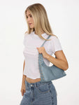 Thrills Wild Side Studded Mini Shoulder Bag - Dark Grey Blue