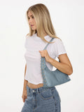 Thrills Wild Side Studded Mini Shoulder Bag - Dark Grey Blue