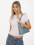 Thrills Wild Side Studded Mini Shoulder Bag - Dark Grey Blue