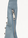 Thrills Wild Side Studded Mini Shoulder Bag - Dark Grey Blue