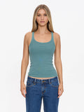 Thrills Minimal Thrills Scoop Tank - Green Coast
