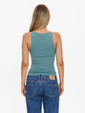 Thrills Minimal Thrills Scoop Tank - Green Coast