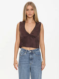 Thrills Nellie Top Postal Brown