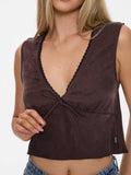 Thrills Nellie Top Postal Brown
