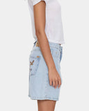 Billie Low Rise Baggy Embro Short Serenity Blue
