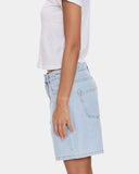 Billie Low Rise Baggy Embro Short Serenity Blue