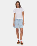 Billie Low Rise Baggy Embro Short Serenity Blue