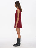 Thrills Knox Mini Dress Garnet Red