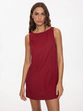 Thrills Knox Mini Dress Garnet Red