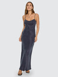 Thrills Kenni Bias Maxi Dress - Guardian Navy