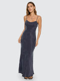 Thrills Kenni Bias Maxi Dress - Guardian Navy