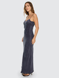 Thrills Kenni Bias Maxi Dress - Guardian Navy