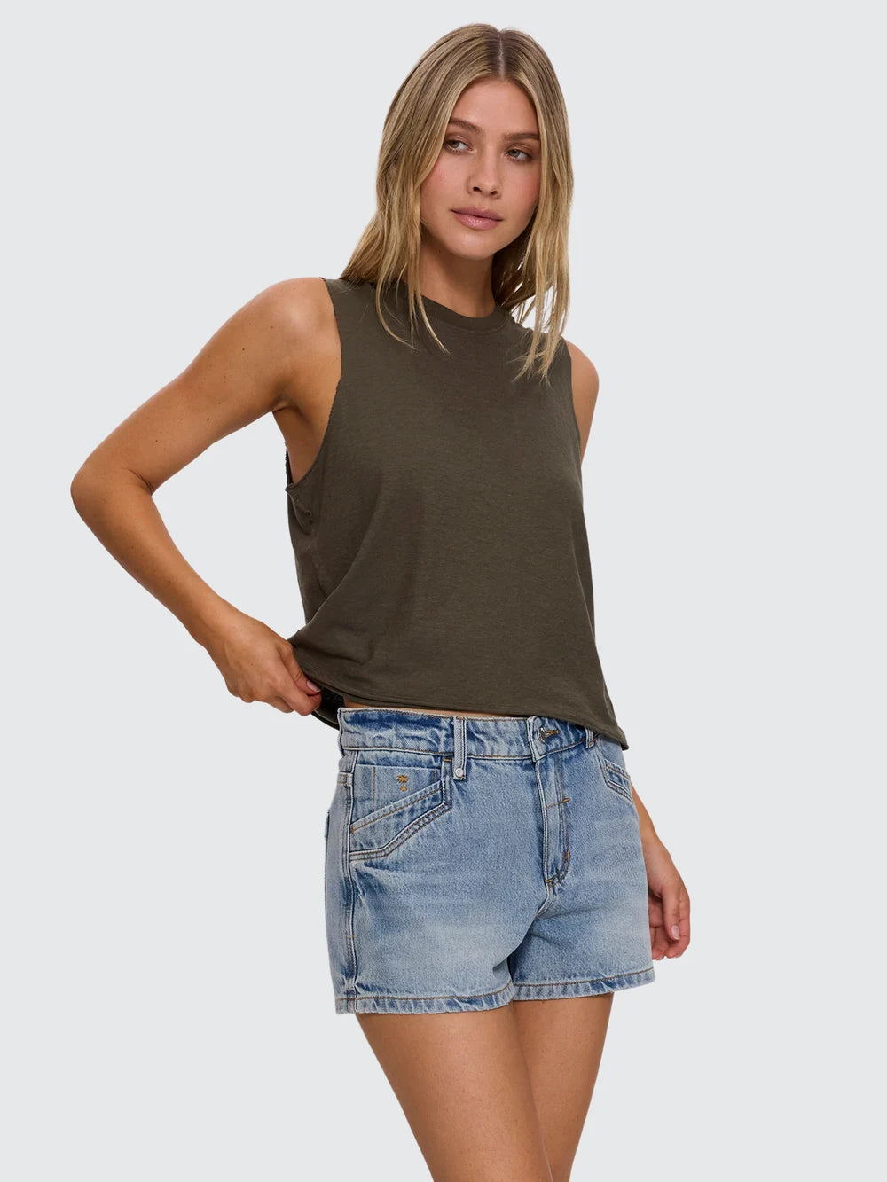 Thrills Hemp Tank - Grape Leaf