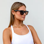 Oneday Parker Polarised Sunglasses Black Brown