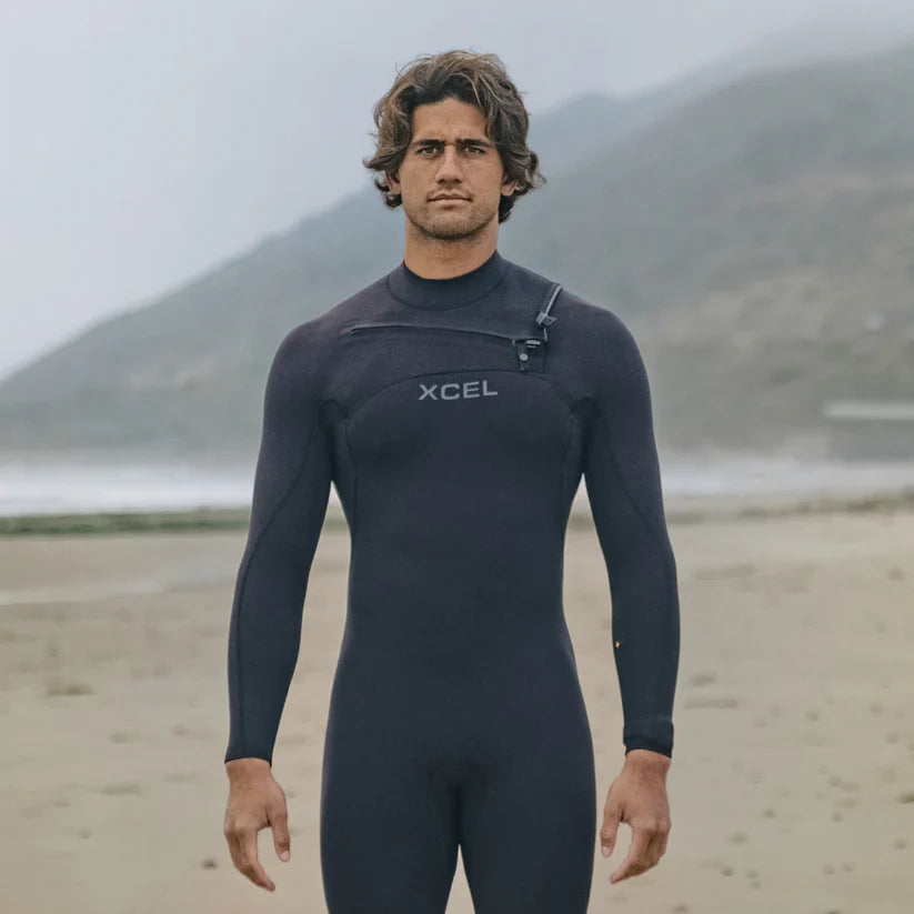 XCEL MENS COMP + 3/2 MM STEAMER WETSUIT