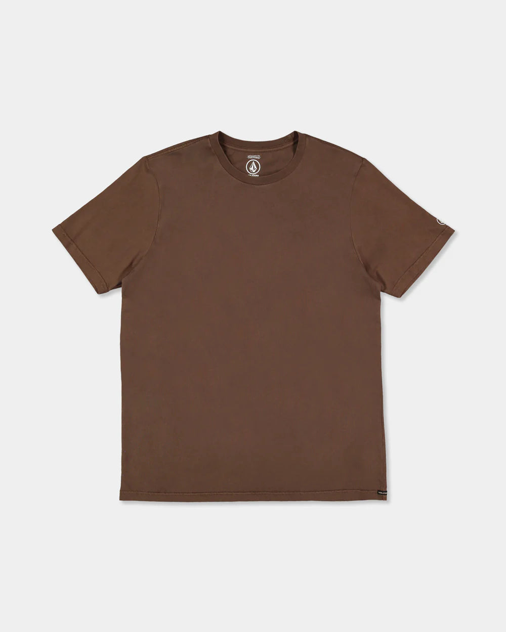 Volcom Aus Wash T-Shirt Brown Stone