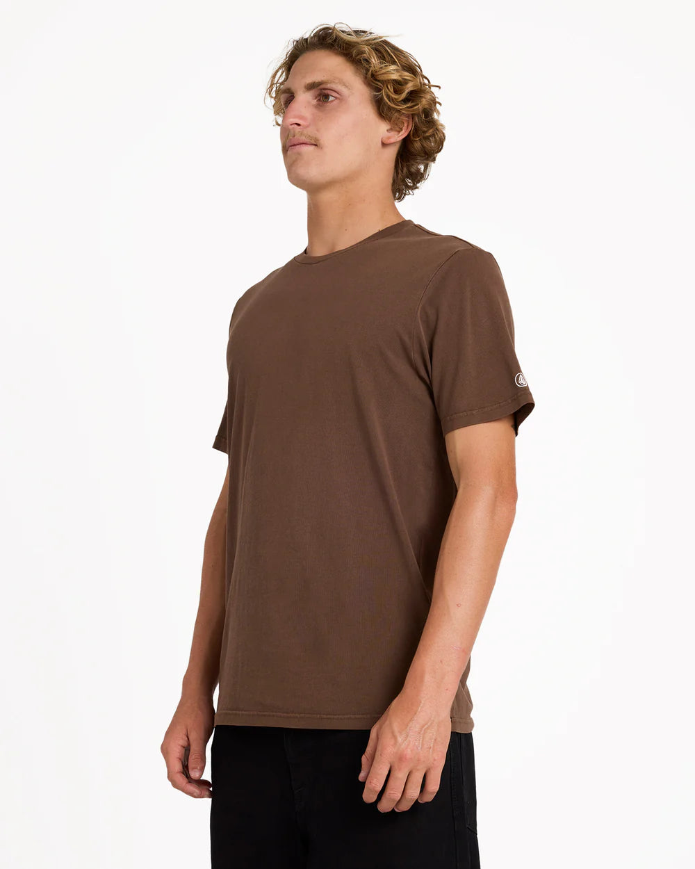 Volcom Aus Wash T-Shirt Brown Stone