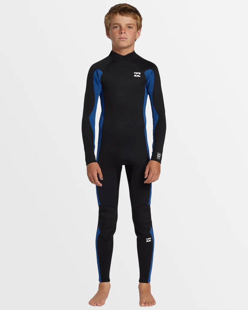 Billabong 3/2mm Foil Back Zip Wetsuit Boys 8-16