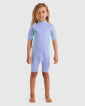 2/2mm Foil Back Zip Springsuit Girls 0-5