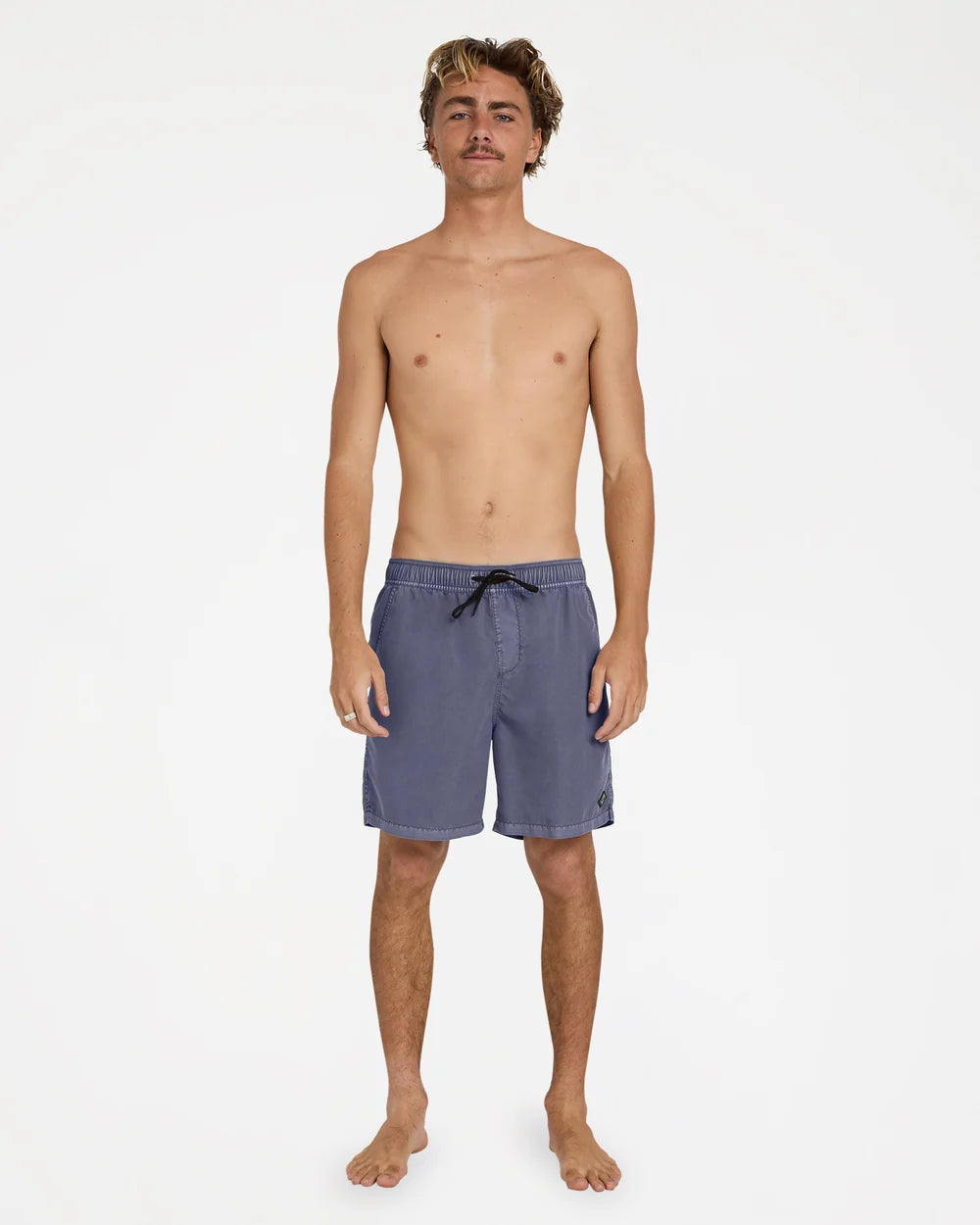 Billabong All Day Overdyed Layback Boardshorts Dusty Navy