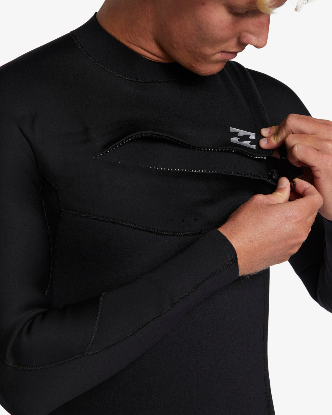 Billabong 3/2 Foil Chest Zip Steamer